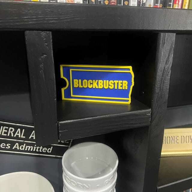 🔥HOT SALE - 49% OFF🔥Blockbuster 3D Sign Movie Rental Store