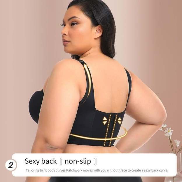 🔥HOT SALE - 49% OFF🔥Comfortable Seamless Plus Size Bra | Back Smoothing & Anti-Sagging Support