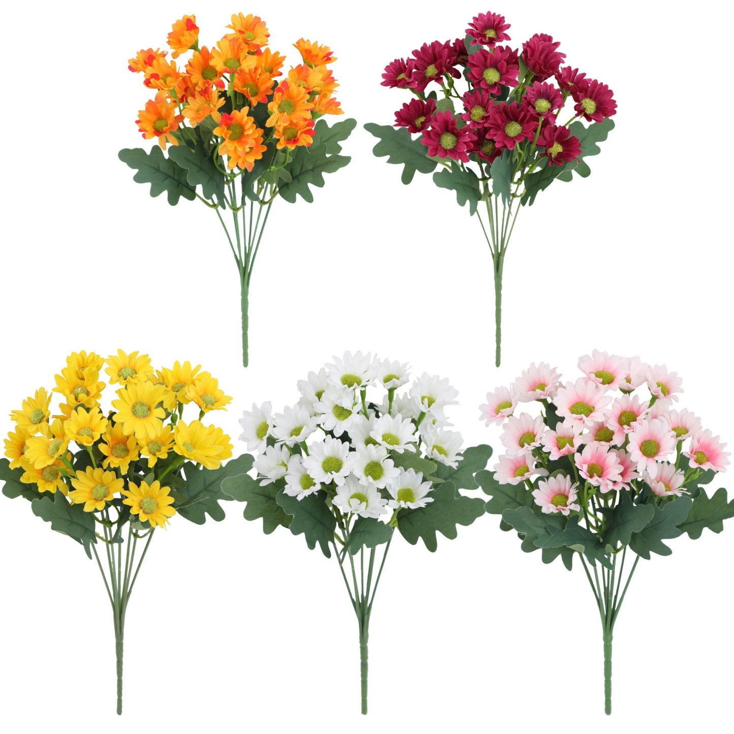 🔥HOT SALE - 49% OFF🔥Artificial Outdoor Sunset Mums Flowers - UV resistant, Waterproof, Windproof