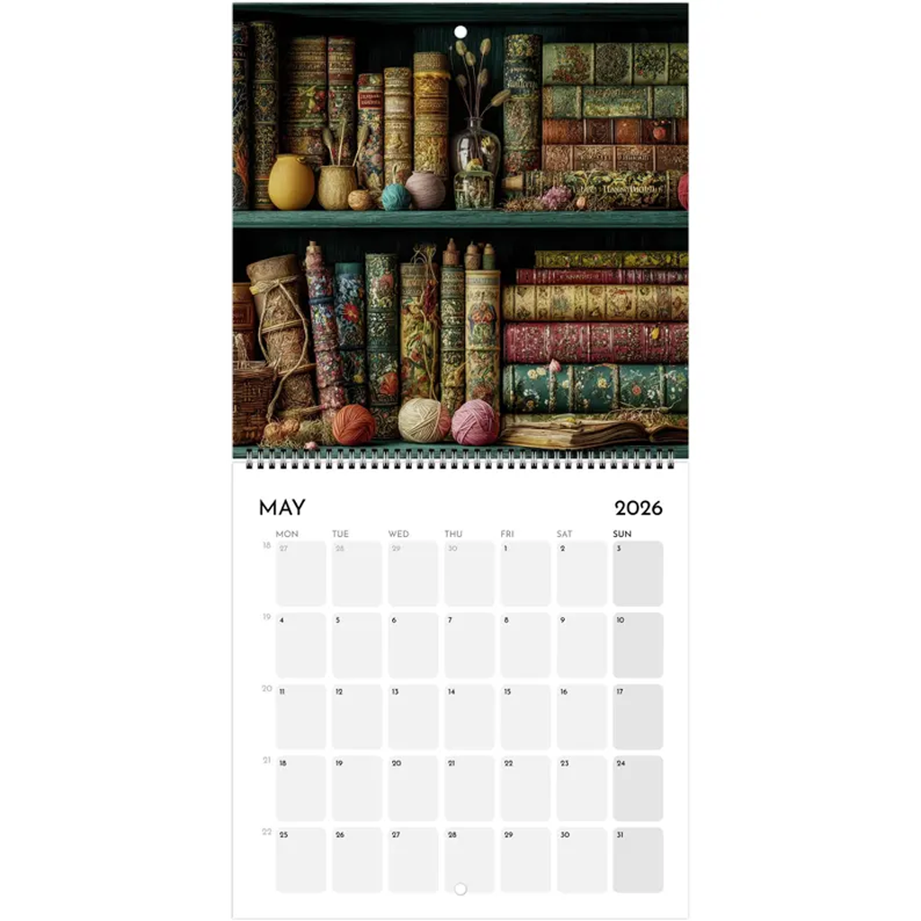 🔥HOT SALE - 49% OFF🔥Bookshelves Calendar 2026