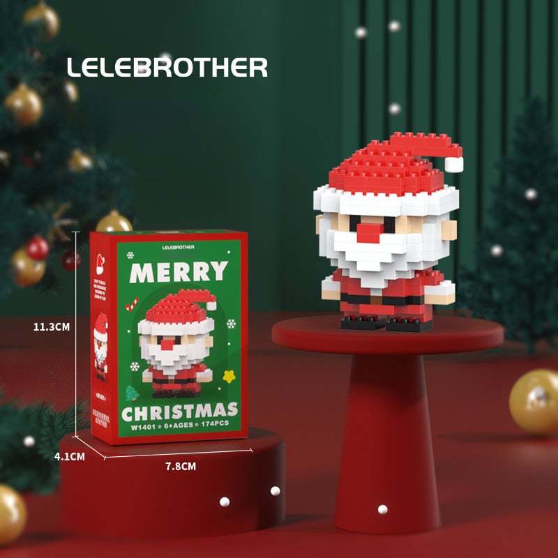 🔥HOT SALE - 49% OFF🔥🎄Santa Claus Design Building Blocks Toy
