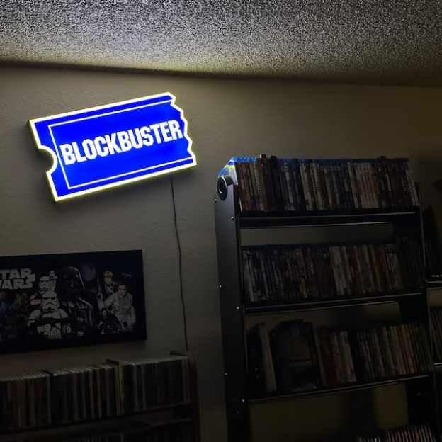 🔥HOT SALE - 49% OFF🔥Blockbuster Video Sign LED Lightbox 