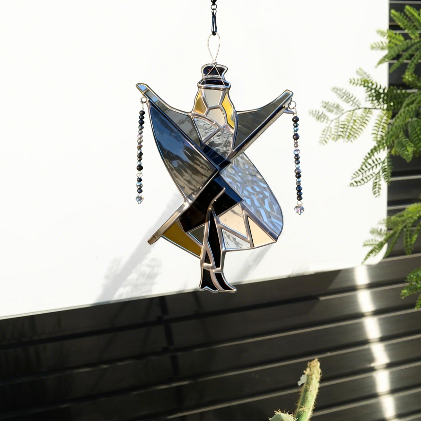 🔥LAST DAY 49% OFF -💃🤘 Handmade Stained Glass Spinner