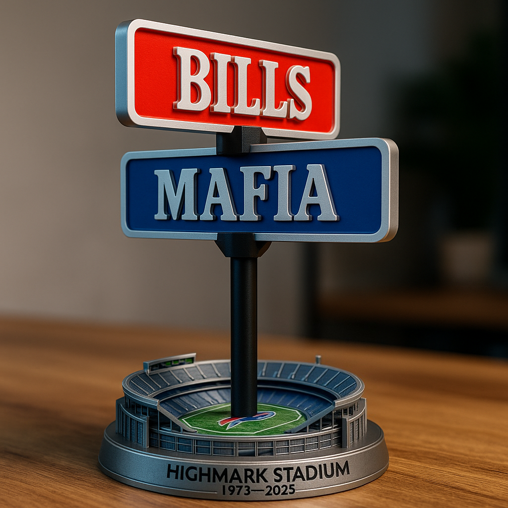 🔥HOT SALE - 49% OFF🔥 -Bills Mafia Highmark Stadium Farewell Season Desktop Sign