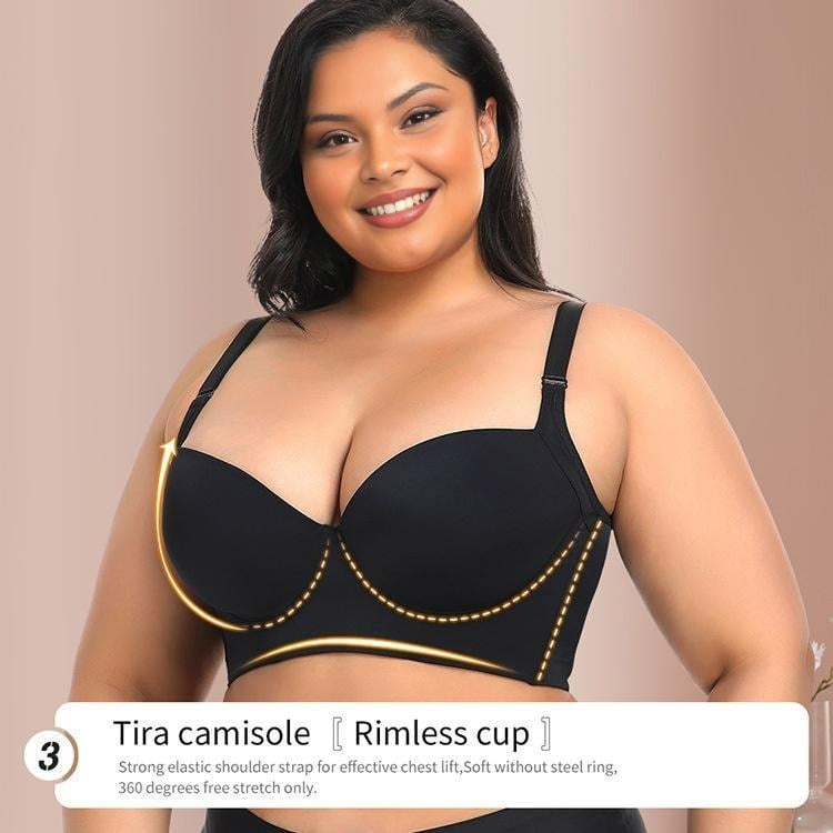 🔥HOT SALE - 49% OFF🔥Comfortable Seamless Plus Size Bra | Back Smoothing & Anti-Sagging Support