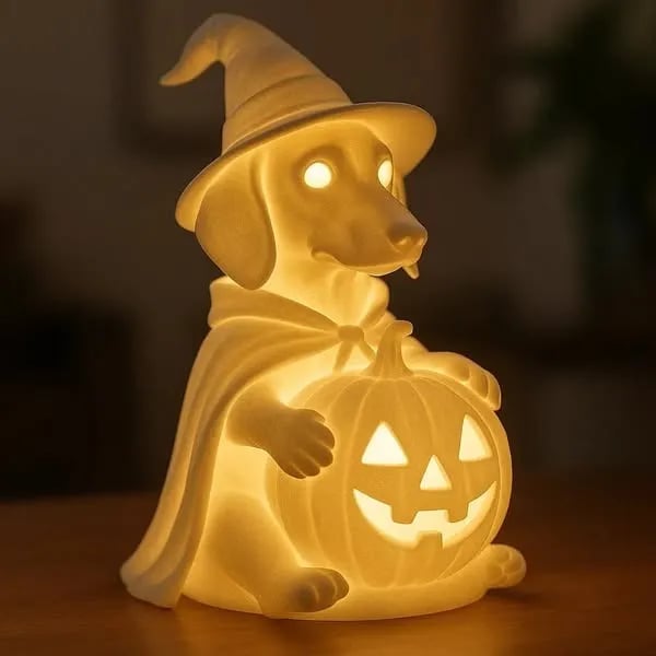 🔥HOT SALE - 49% OFF🔥Halloween Dachshund Pumpkin Lamp
