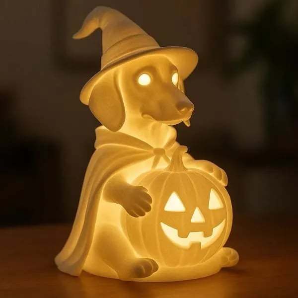 🔥HOT SALE - 49% OFF🔥Halloween Dachshund Pumpkin Lamp