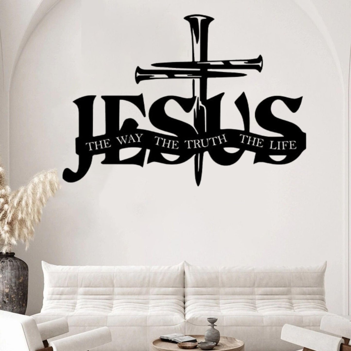 🔥HOT SALE - 49% OFF🔥Add Grace to Your Home – 🙏Jesus & Cross Design Wall Art