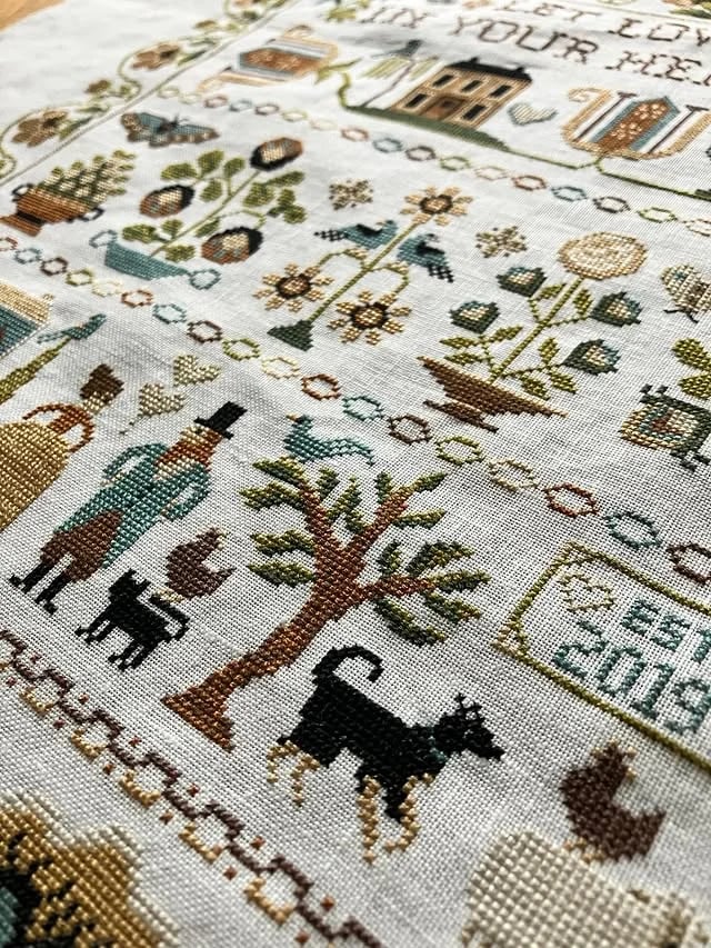 Let Love Reign Cross Stitch Kit