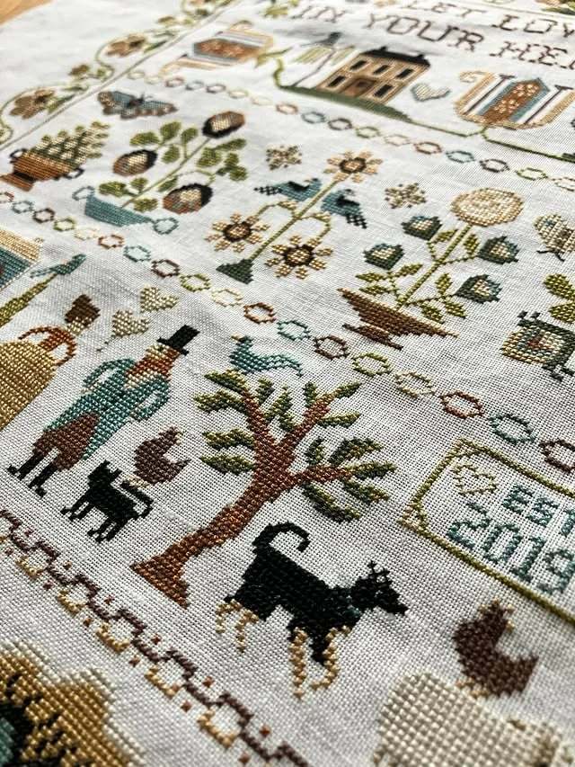 Let Love Reign Cross Stitch Kit