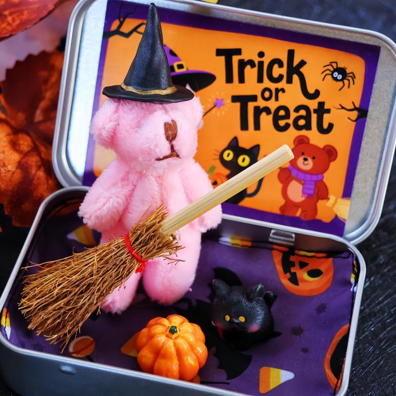 🎃🐻Halloween Bear in a Box for Trick or Treat✨