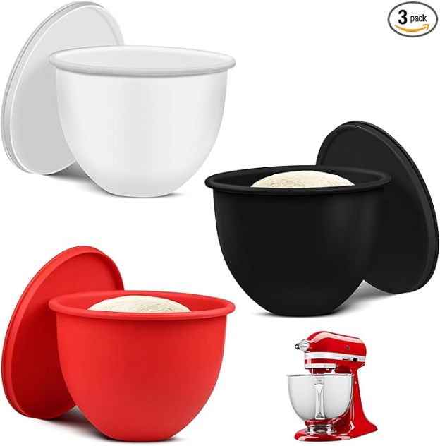 MixAid Silicone Liners for KitchenAid Tilt-Head 5 Qt Mixers –  Replacement Mixer Bowls No Longer Needed