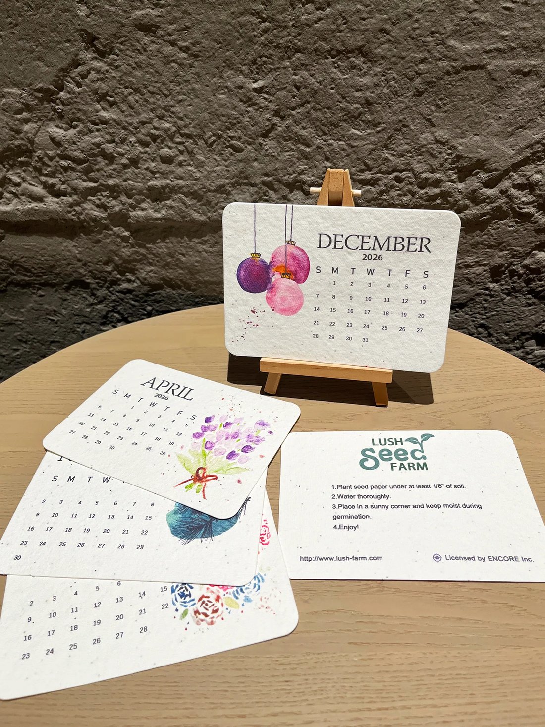 🔥HOT SALE - 49% OFF🔥🌱Eco-Friendly Plantable Love Seed Calendar 2026