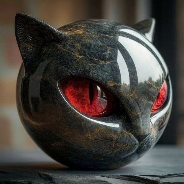 🔥HOT SALE - 49% OFF🔥Luxury Black Cat Stone Sculpture – Elegant Home Décor & Gift-Ready Art Piece