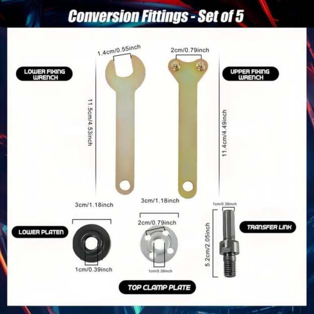 🔥HOT SALE - 49% OFF🔥Conversion Angle Grinding Adapter Connecting Rod Kit for Electric Drill