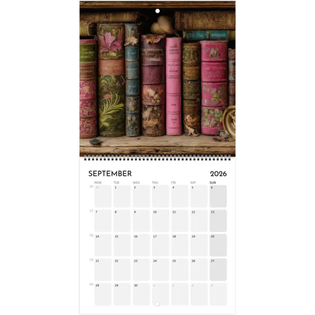 🔥HOT SALE - 49% OFF🔥Bookshelves Calendar 2026