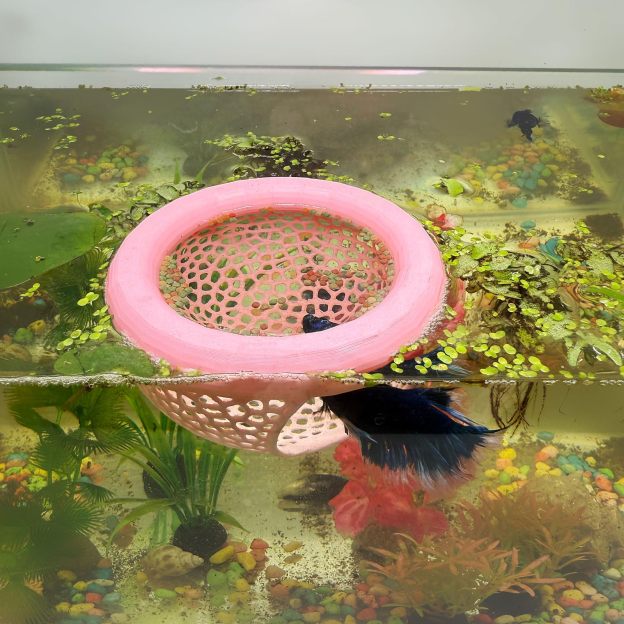 🔥HOT SALE - 49% OFF🔥Floating Fish Lounge, Aquarium Hidden Feeding Decorative Accessory