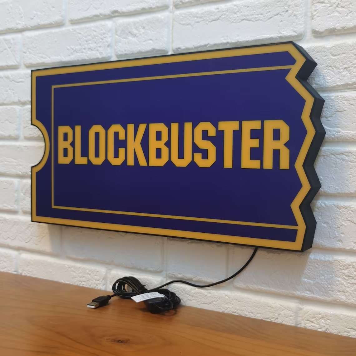 🔥HOT SALE - 49% OFF🔥Blockbuster Video Sign LED Lightbox 