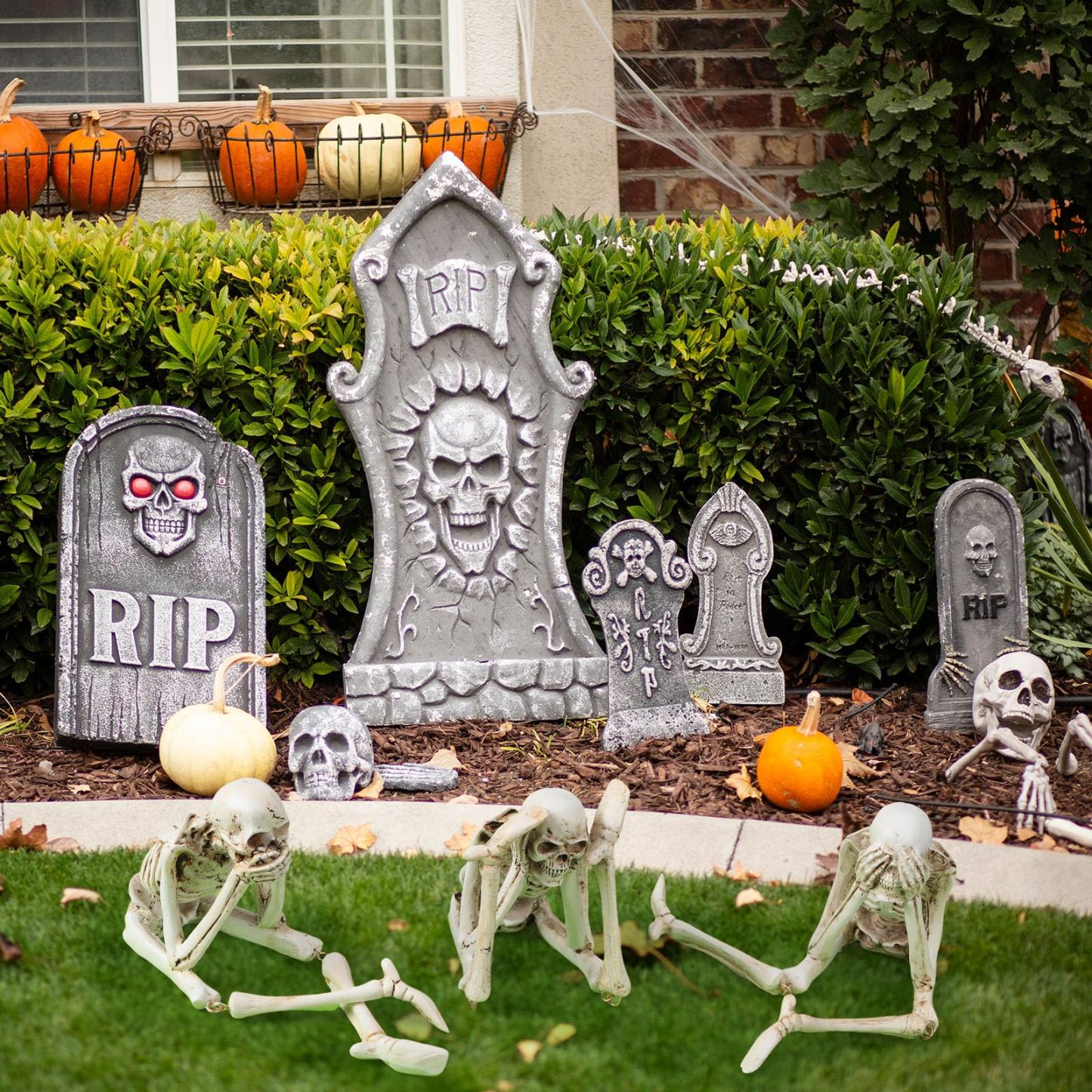 🔥HOT SALE - 49% OFF🔥No Evil Skeleton Trio