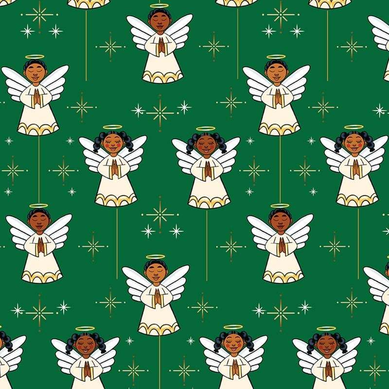 🔥HOT SALE - 49% OFF🔥- 🤶🏾Home for the Holidays Black Santa Wrapping paper