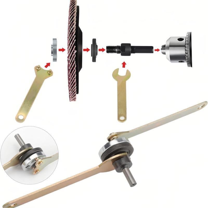 🔥HOT SALE - 49% OFF🔥Conversion Angle Grinding Adapter Connecting Rod Kit for Electric Drill