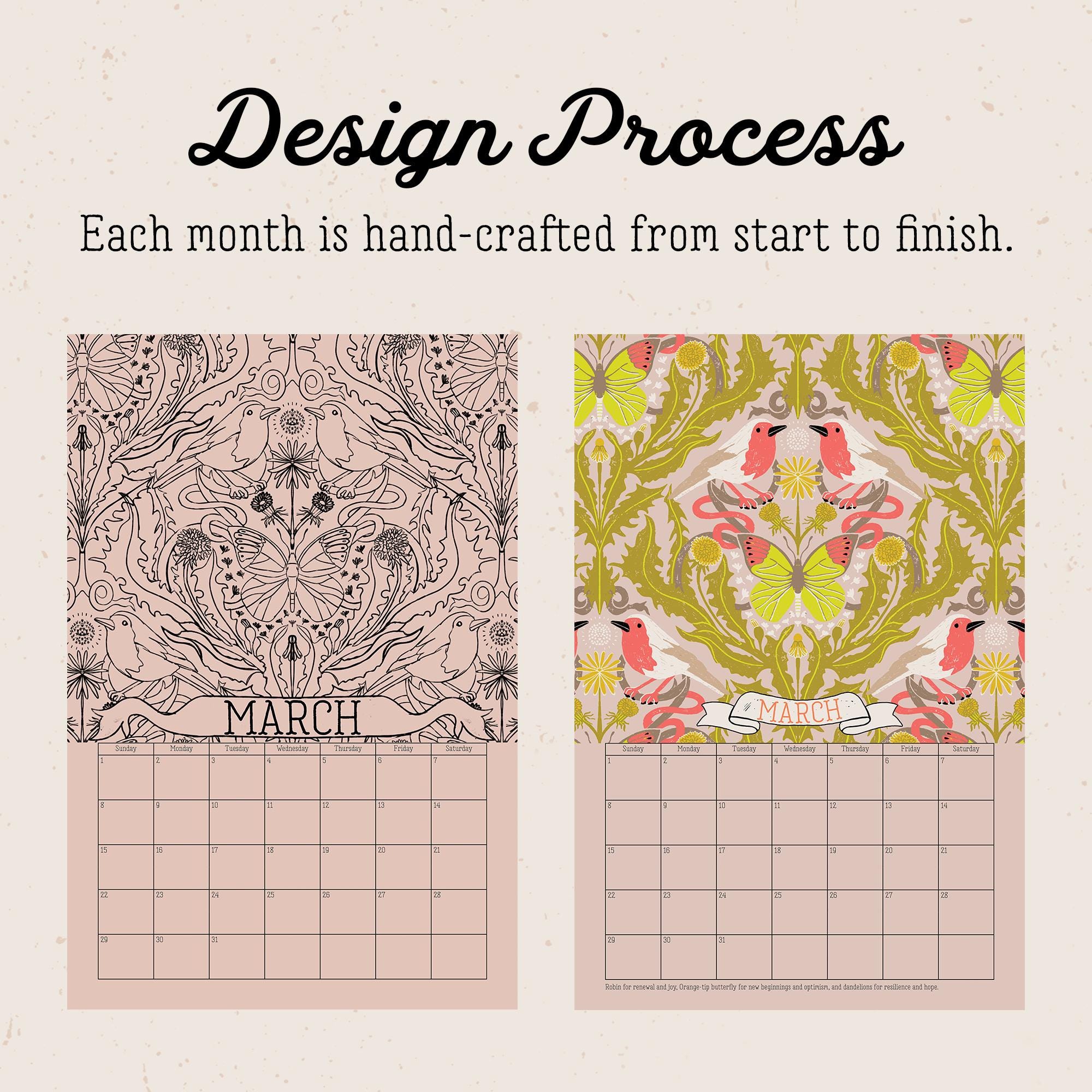 🔥HOT SALE - 49% OFF🔥Wings and Whispers: A Year of Magical Connection - 2026 Wall Calendar Pattern 