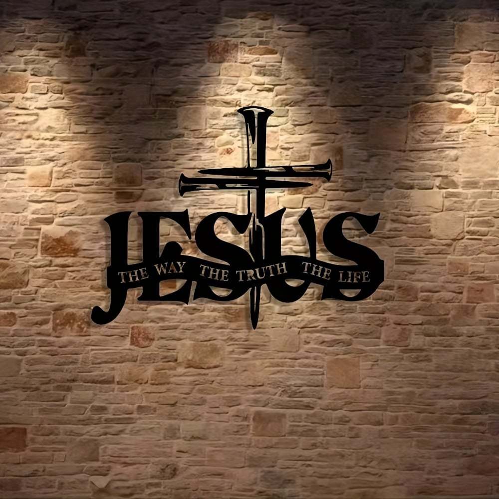 🔥HOT SALE - 49% OFF🔥Add Grace to Your Home – 🙏Jesus & Cross Design Wall Art