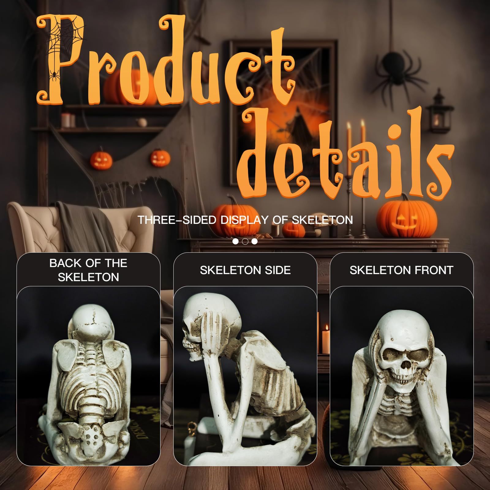 🔥HOT SALE - 49% OFF🔥No Evil Skeleton Trio