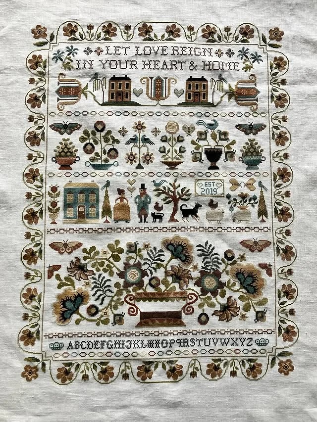 Let Love Reign Cross Stitch Kit