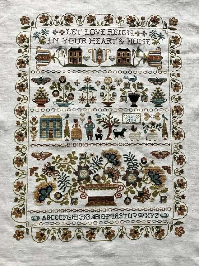 Let Love Reign Cross Stitch Kit