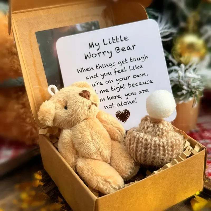 🔥HOT SALE - 49% OFF🔥-🎁Handmade Mini Plush Teddy Bear in Box