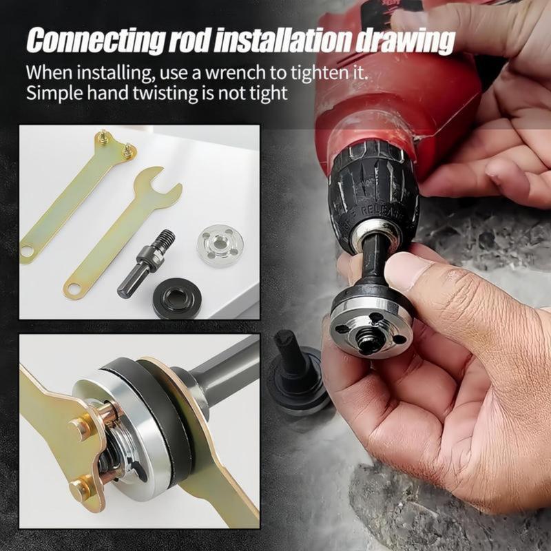 🔥HOT SALE - 49% OFF🔥Conversion Angle Grinding Adapter Connecting Rod Kit for Electric Drill