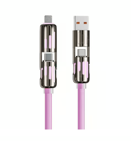 🔥HOT SALE - 49% OFF🔥-6.6ft 4-in-1 USB Charging Cable fast charging MAX 60W