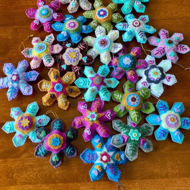 🔥HOT SALE - 49% OFF🔥Christmas Snowflake Felt Ornament/Ornament Kit