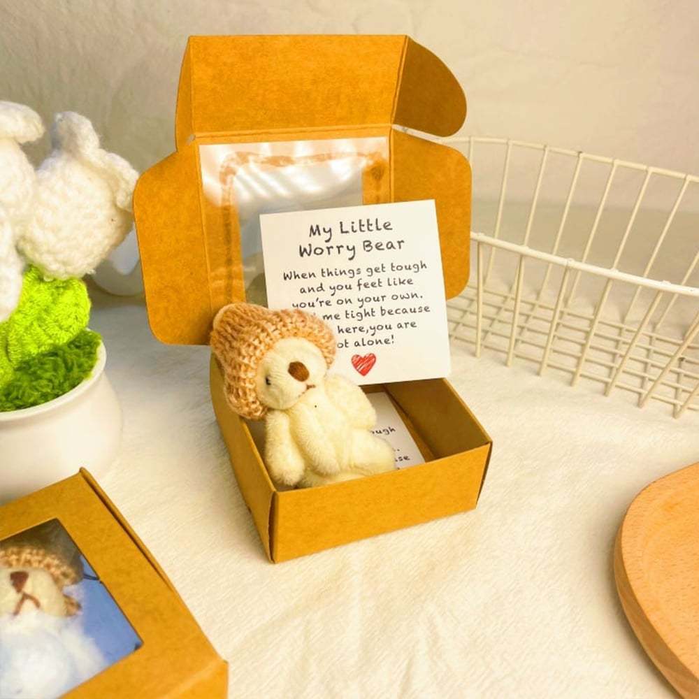 🔥HOT SALE - 49% OFF🔥-🎁Handmade Mini Plush Teddy Bear in Box