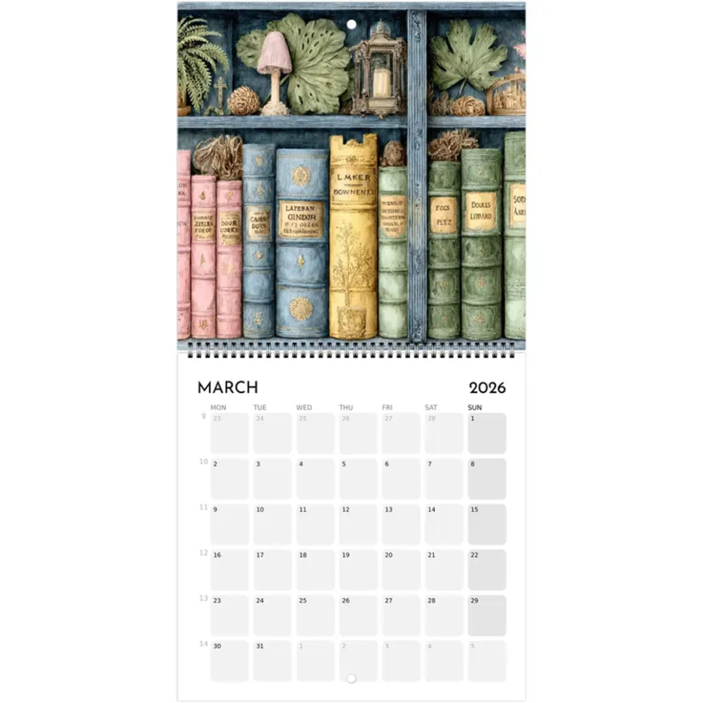 🔥HOT SALE - 49% OFF🔥Bookshelves Calendar 2026