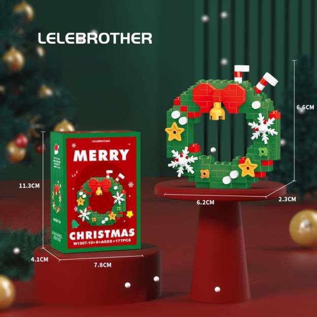 🔥HOT SALE - 49% OFF🔥🎄Santa Claus Design Building Blocks Toy