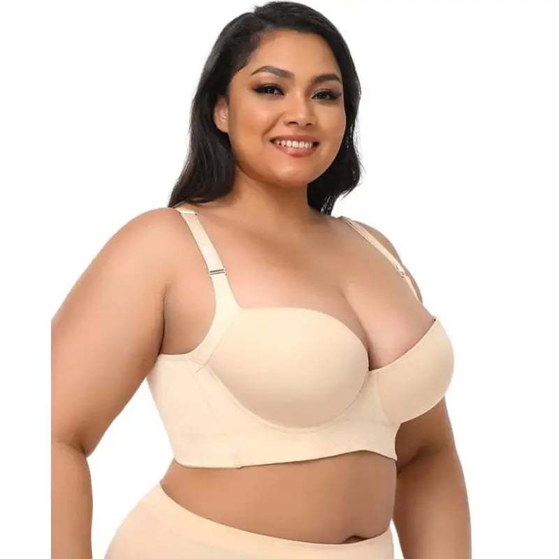 🔥HOT SALE - 49% OFF🔥Comfortable Seamless Plus Size Bra | Back Smooth