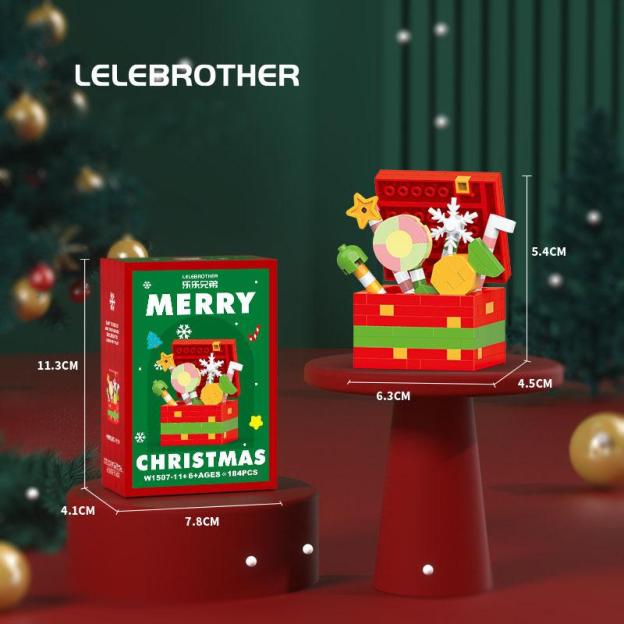 🔥HOT SALE - 49% OFF🔥🎄Santa Claus Design Building Blocks Toy