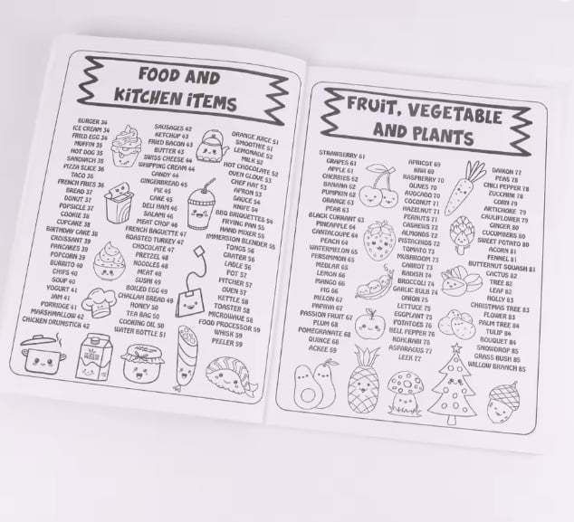 📚🎨How To Draw Anything: 300 Drawings of Adorable Things, Animals, Food, Gifts, and other Amazing Items, Book For Kids💕