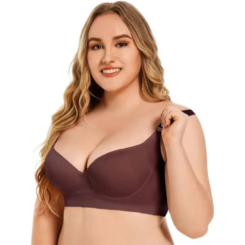 🔥HOT SALE - 49% OFF🔥Comfortable Seamless Plus Size Bra | Back Smoothing & Anti-Sagging Support