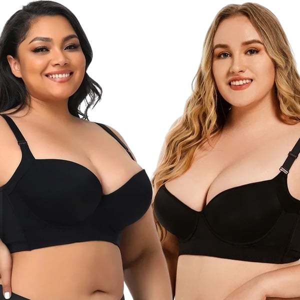 🔥HOT SALE - 49% OFF🔥Comfortable Seamless Plus Size Bra | Back Smoothing & Anti-Sagging Support