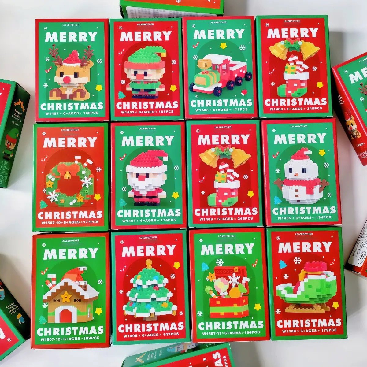 🔥HOT SALE - 49% OFF🔥🎄Santa Claus Design Building Blocks Toy