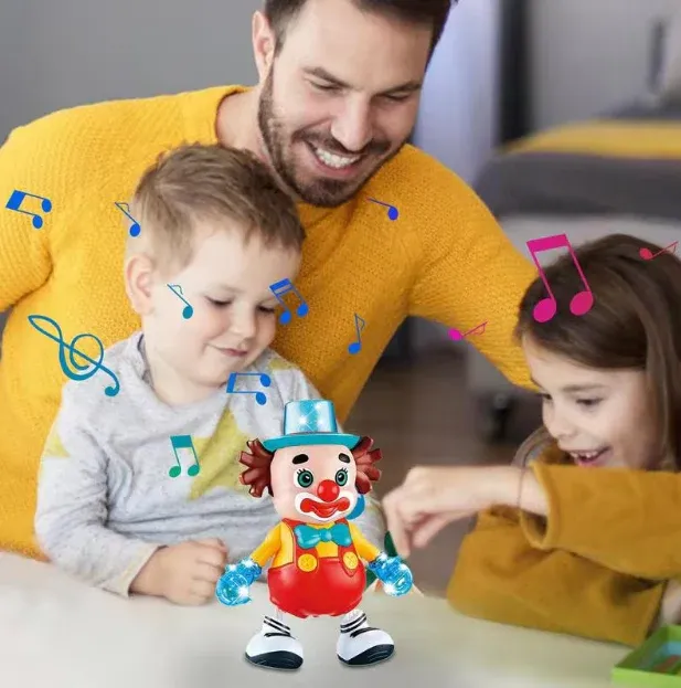 🤡Dancing Clown Toy Car with Sound & Light
