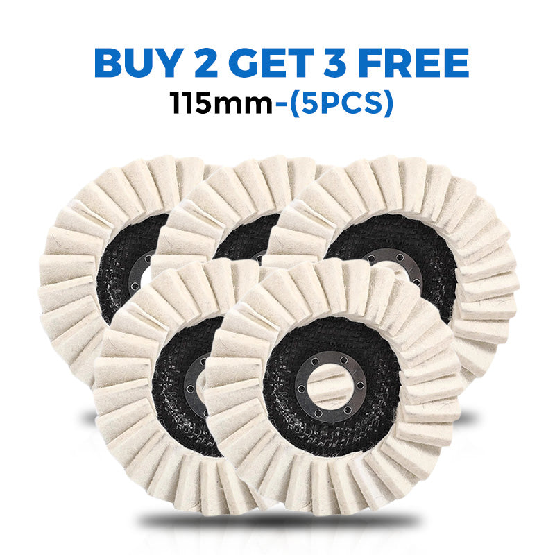 🎁For a limited time, Buy 1 Get 1 Free Shipping - ✨Wool Felt Flap Polishing Disc