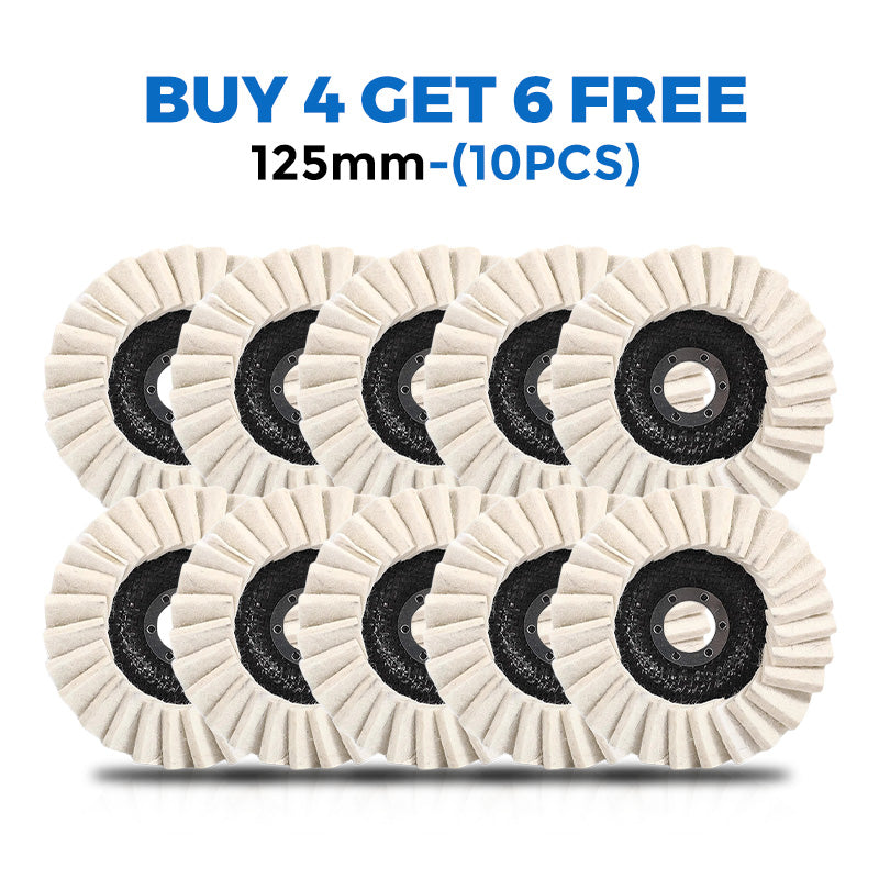 🎁For a limited time, Buy 1 Get 1 Free Shipping - ✨Wool Felt Flap Polishing Disc