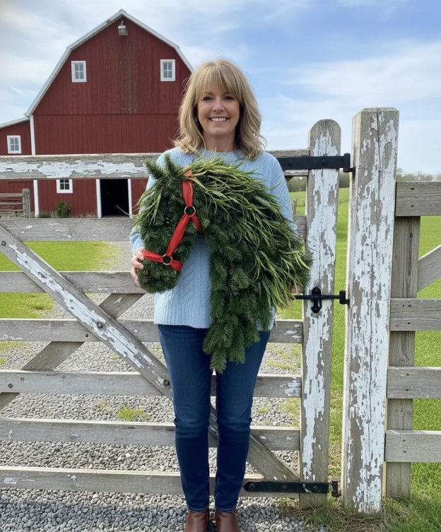 🔥HOT SALE - 49% OFF🔥-🐴Horse Head Wreath – Rustic Farmhouse Equestrian Door Decor✨