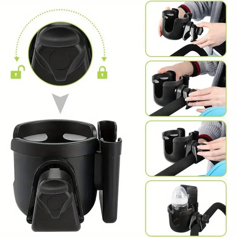 2-In-1 Universal Cup Phone Drinks Holder