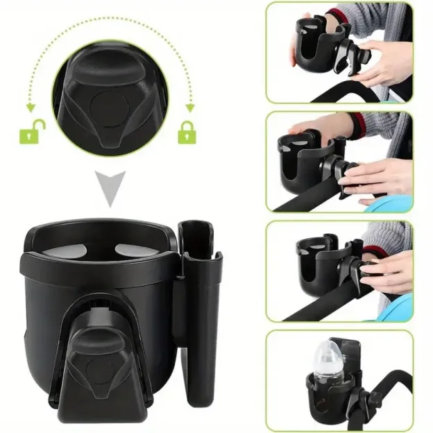 2-In-1 Universal Cup Phone Drinks Holder