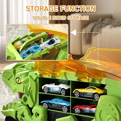 🚗Transport Dinosaur Truck with Foldable Sliding